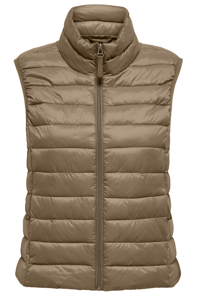 ONLTAHIA LW QUILTED WAISTCOAT OTW N 15351970 COCOA CREME